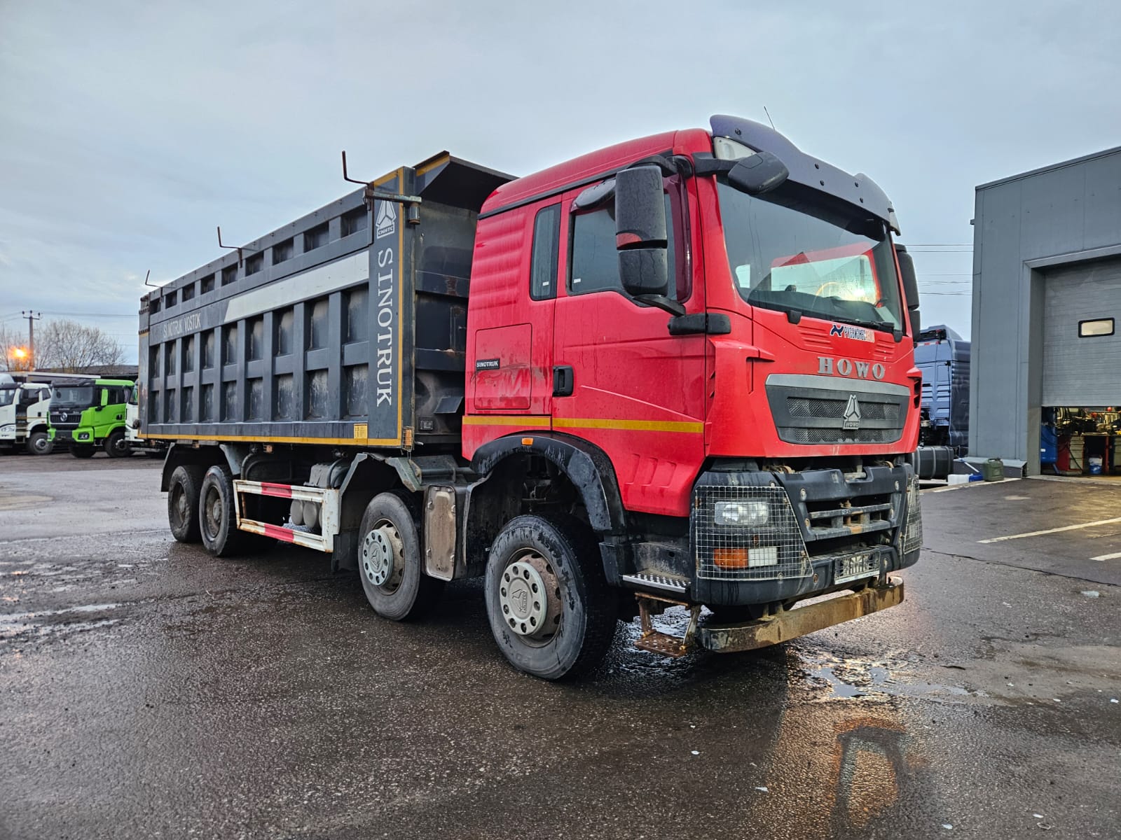 Самосвал HOWO T5G 8x4 б/у (2022г.,  169 340 км.) (6837)Сбер комиссия - в брони СБЕР 