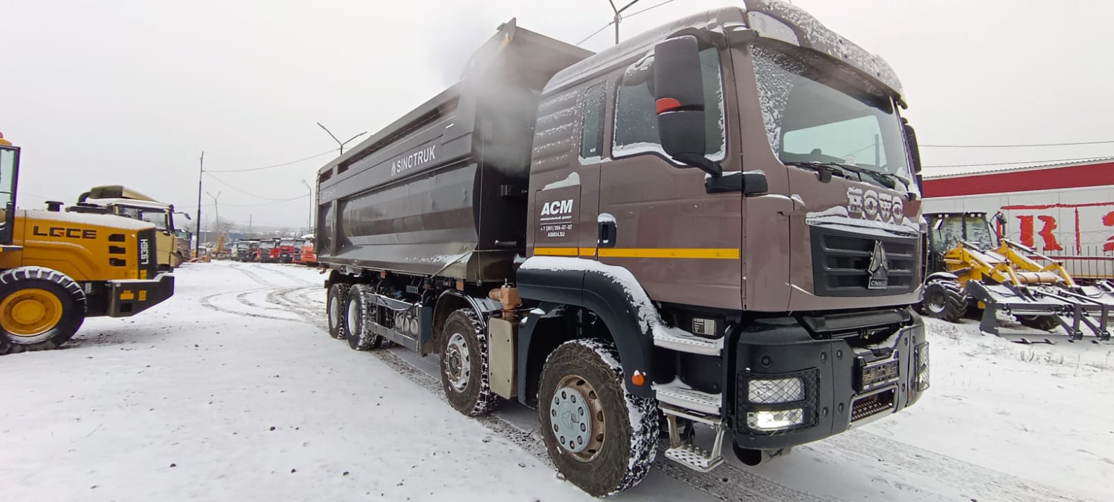 Самосвал HOWO T5G 8x4 б/у (2024г., 113 017км.)(9152)