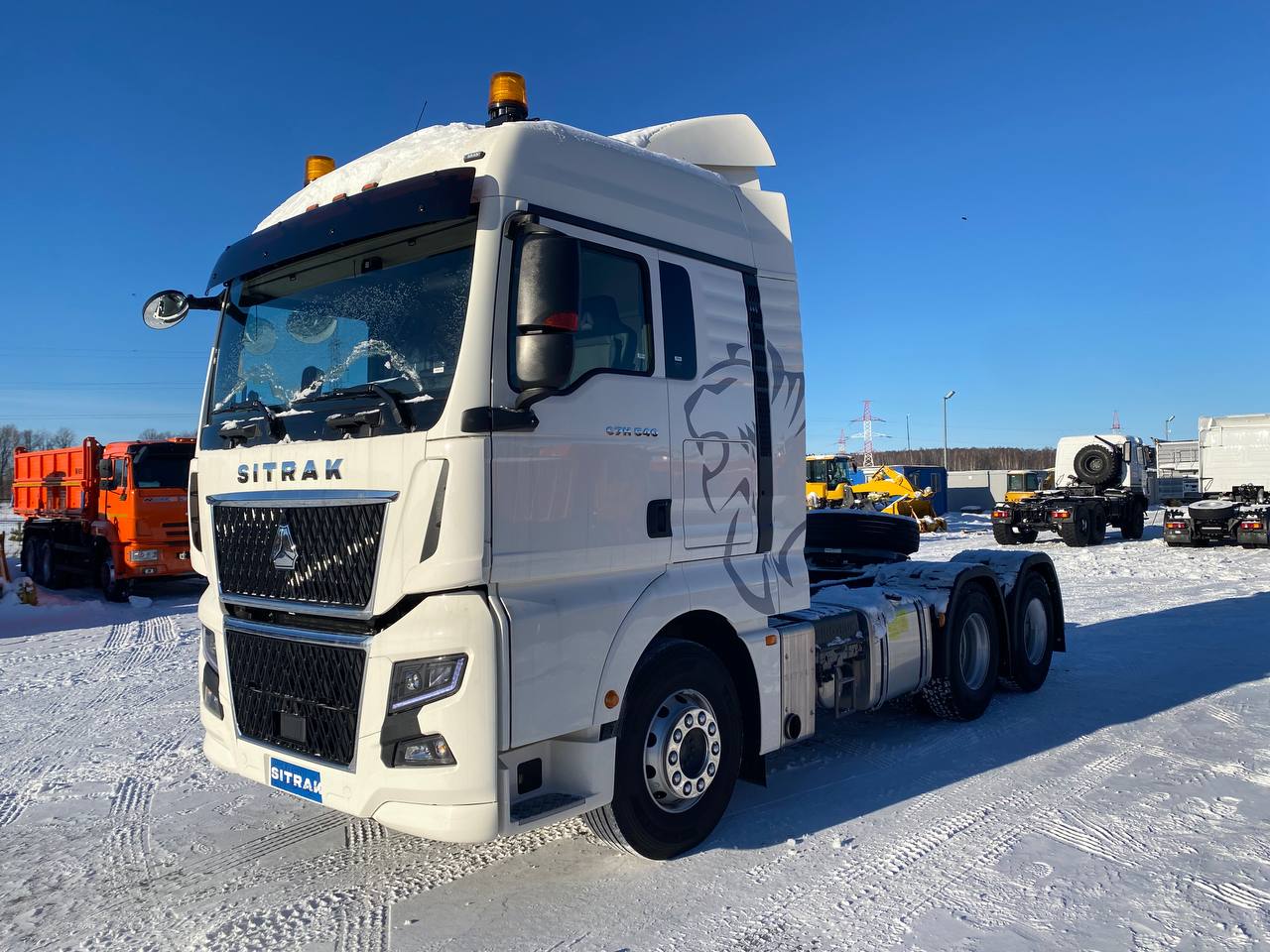 Тягач SITRAK C7H MAX 6x4 ( ZZ4256V364HE ) / с АДР и КОМ / 540 лс / п.ч. 3.08