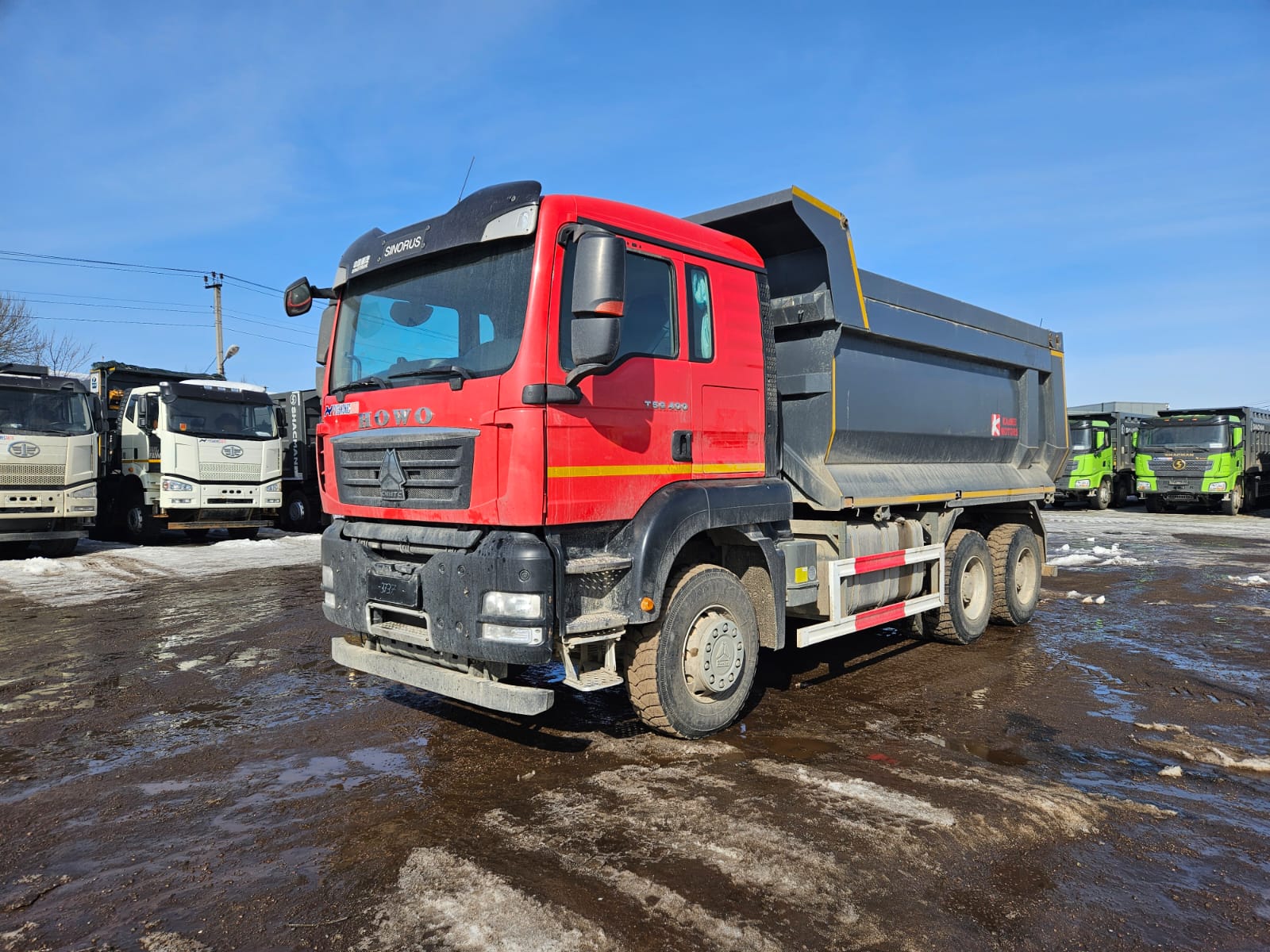 Самосвал HOWO T5G (6x4) б/у (2022 г. 35 305 км)3737