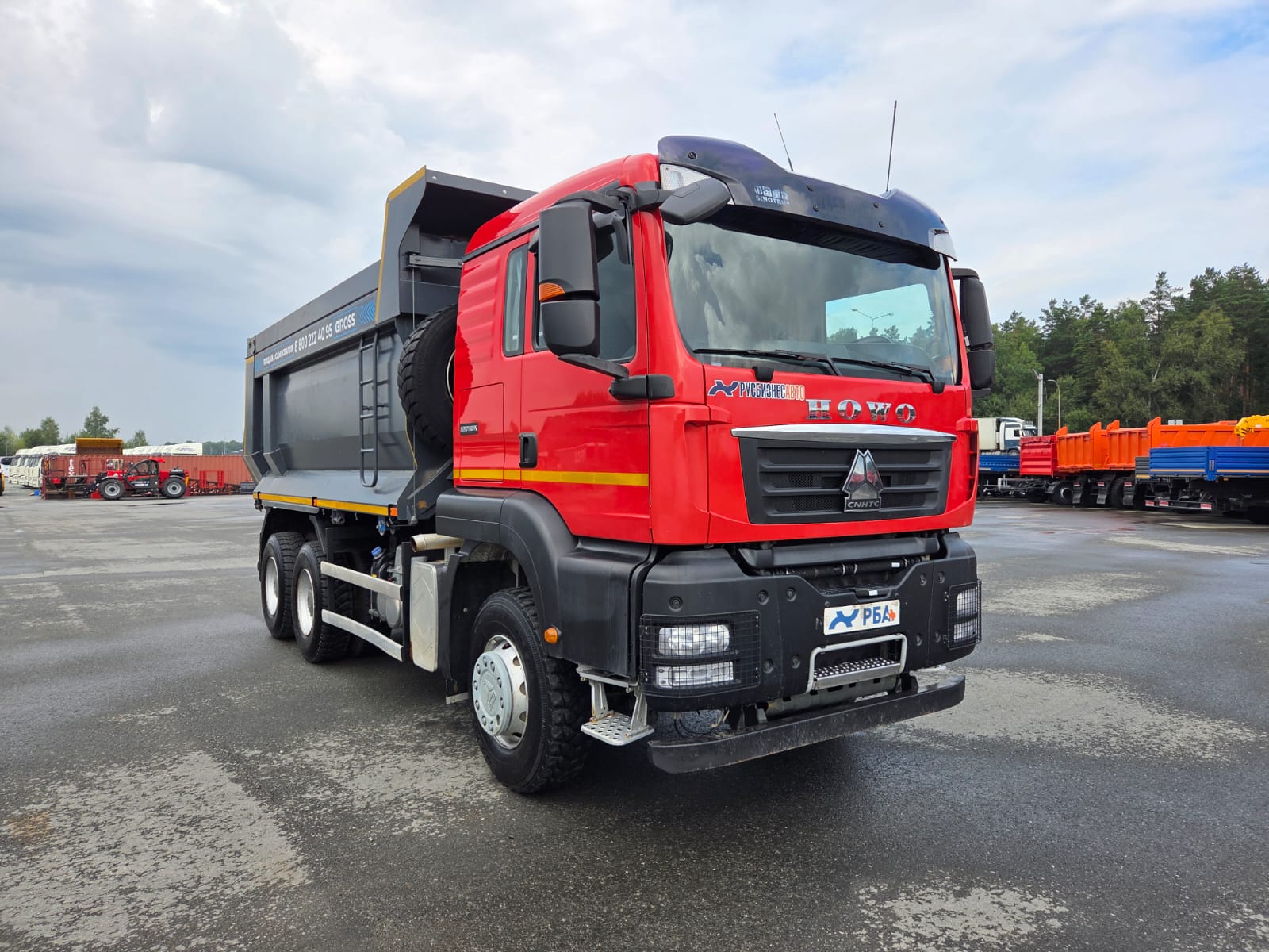Самосвал HOWO T5G 6x4 наклон б/у (2023г., 58 384 км.) (1757)