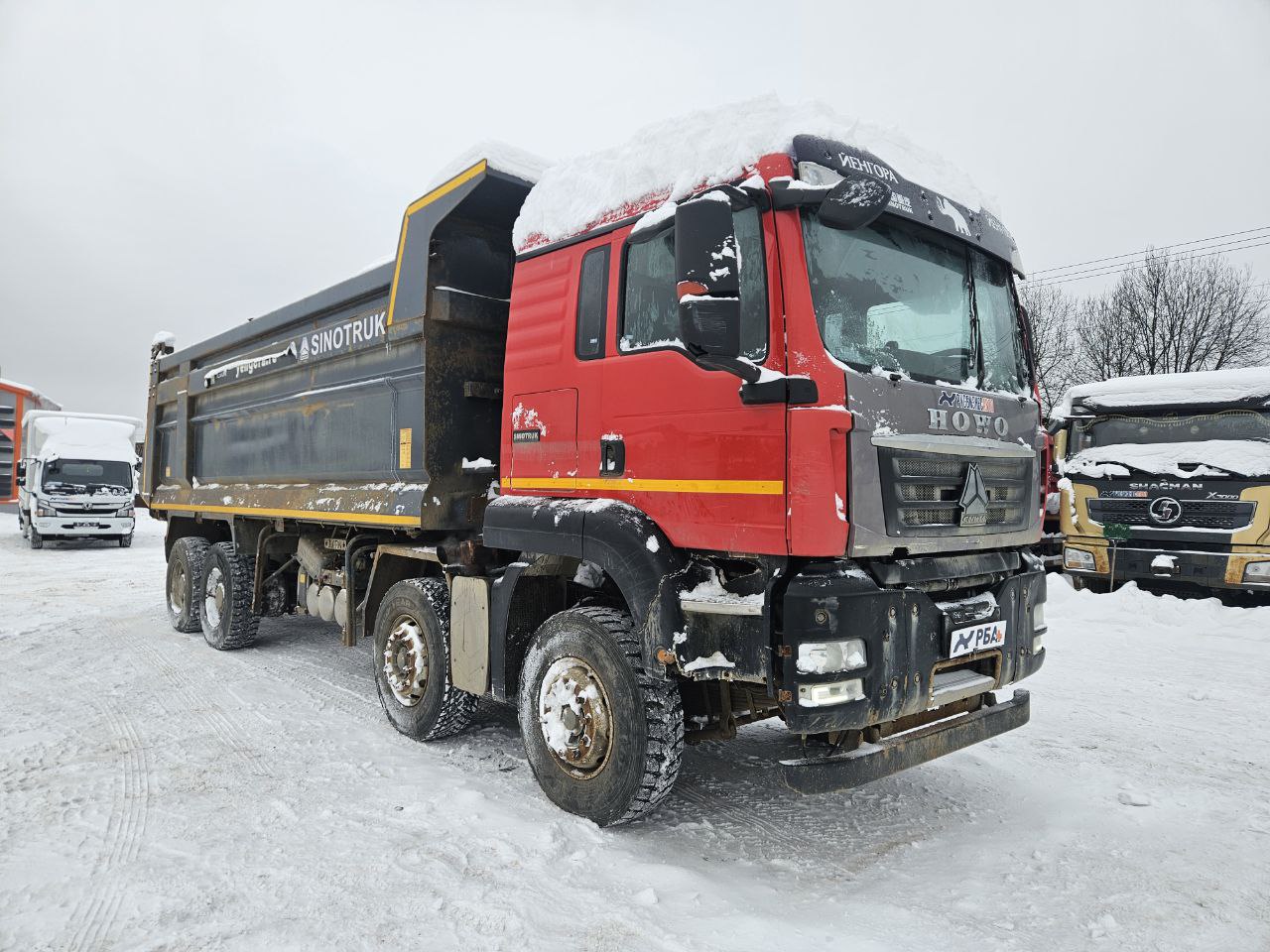 Самосвал HOWO T5G 8x4 б/у (2023г., 150 747 км.)(1546)Сбер комиссия - Бронь Сбер.