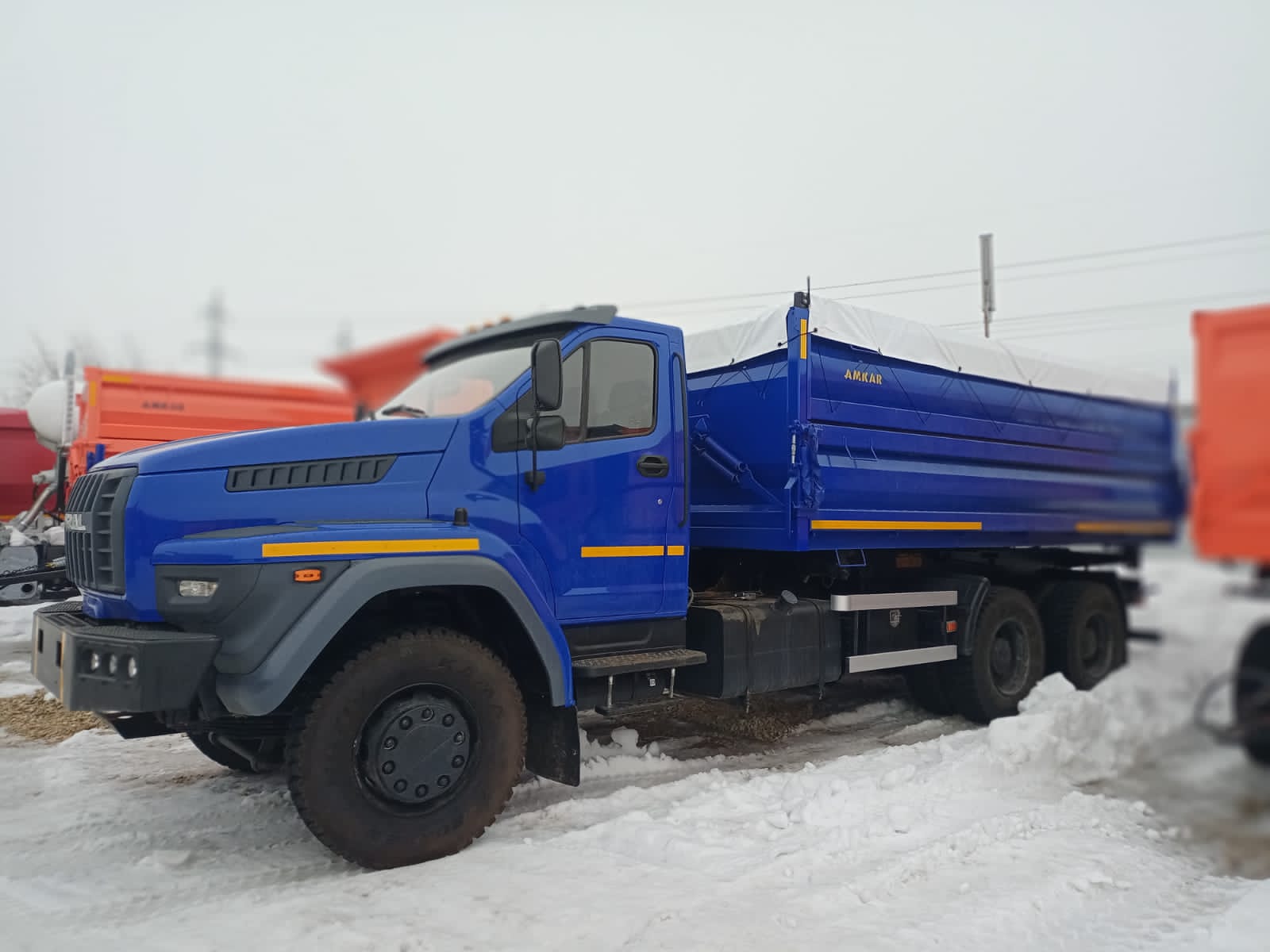Автомастер Самасвал УРАЛ NEXT 732774 разгрузка 2 стороняя на шасси УРАЛ 73945-6921-01