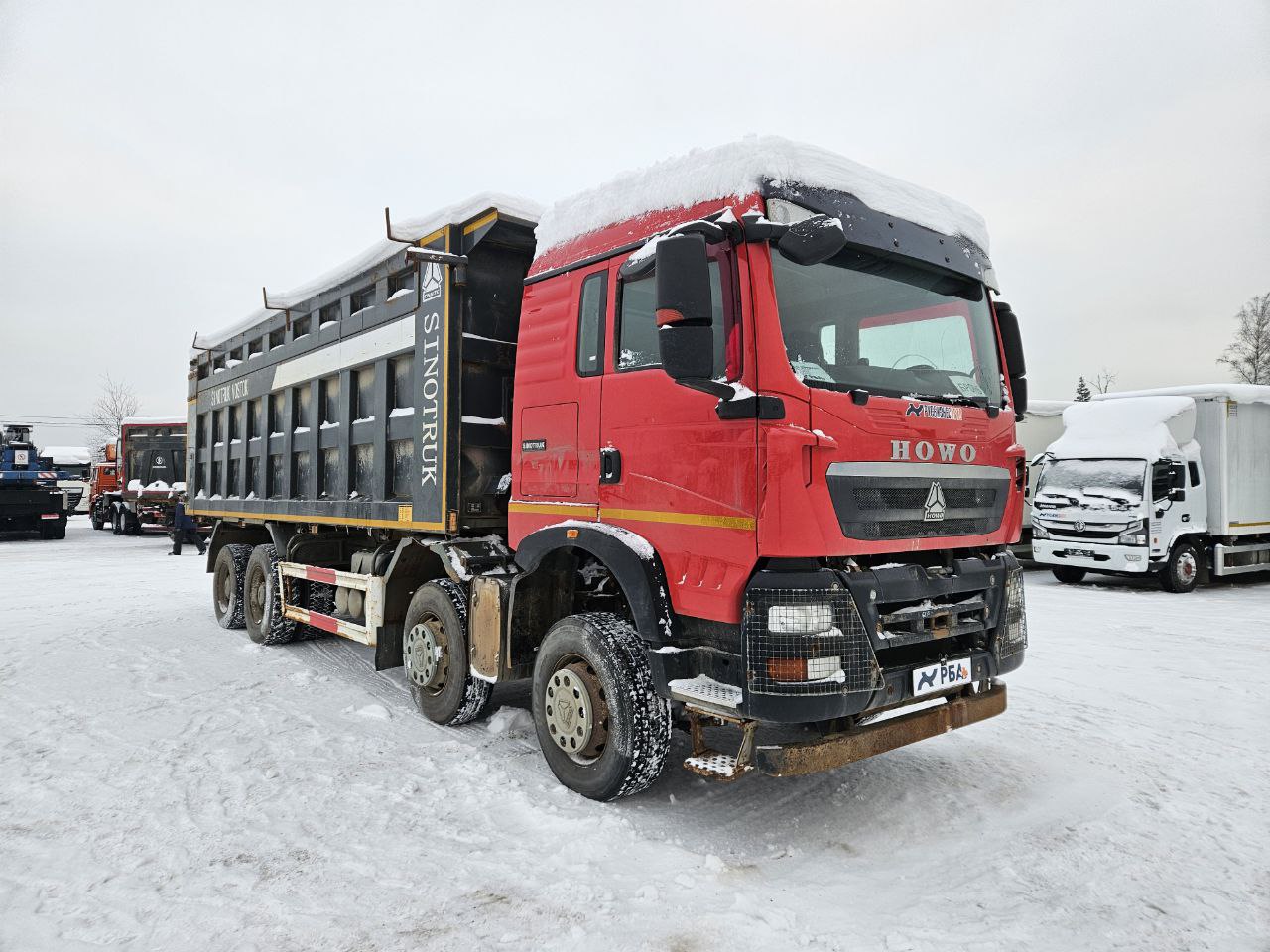 Самосвал HOWO T5G 8x4 б/у (2022г.,  169 340 км.) (6837)Сбер комиссия -Бронь Климкова А.