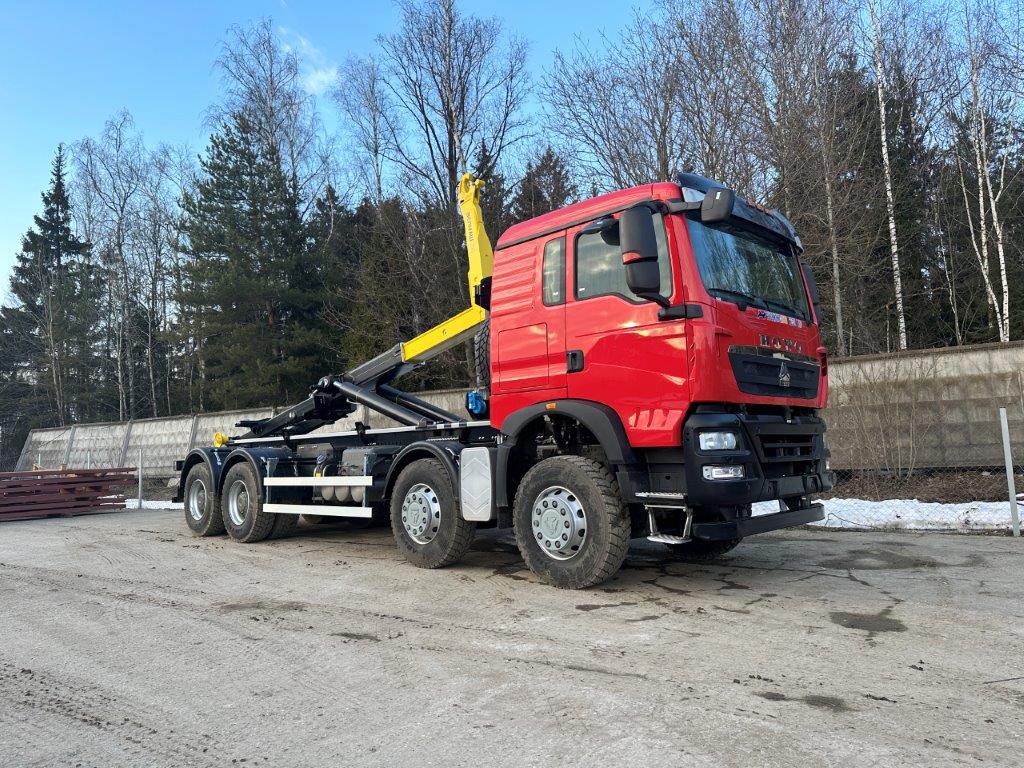 Мультилифт HOWO T5G 8x4 + Велмаш (Palfinger) PH T26_L6310