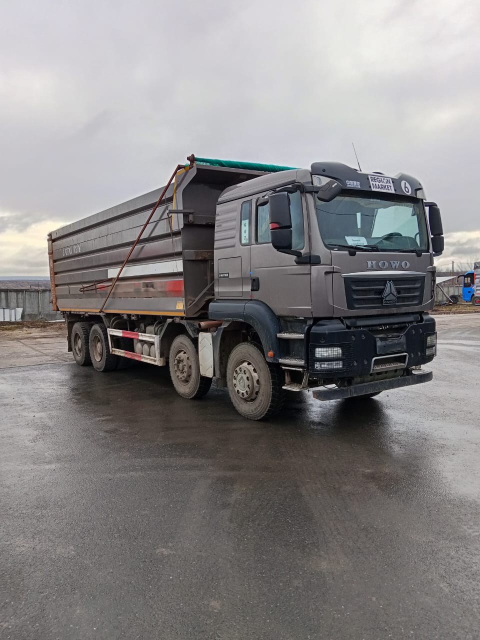 Самосвал HOWO T5G 8x4 б/у (2022г., 99 472 км.)(2392) Сбер комиссия