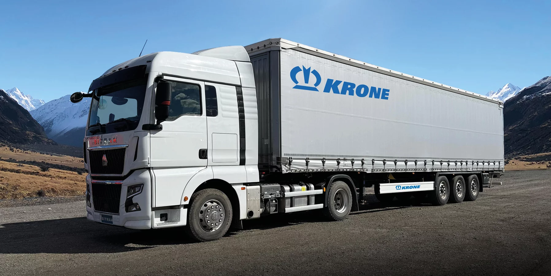 Сцепка Тягач SITRAK C7H MAX 4x2 с Полуприцепом KRONE SDP27 eLB50-CS